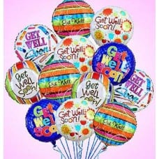 Get Well Mylar Balloon Bouquet