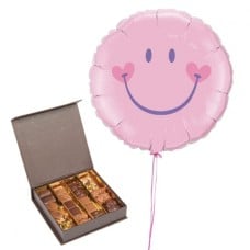 Balloon And Chocolates Girl Birth (350G)