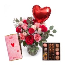 RED TEMPTATION - 15 roses