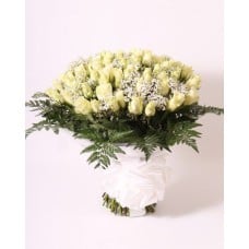 Bouquet of white roses (Small)