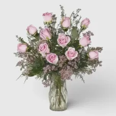 Bouquet of s "Pink roses with greenery"
