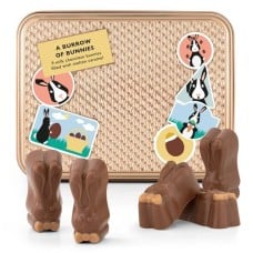 Burrow of Bunnies Chocolate Gift Tin