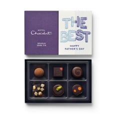 6-Piece Serious Dark Fix Father's Day Chocolate Box