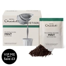 Dark with Mint Hot Chocolate Sachets