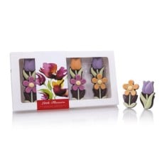 6 Little Flowers - 6 chocolate flowers