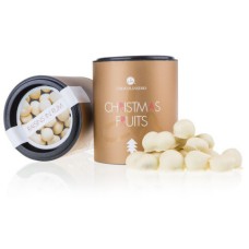 Christmas raisins in rum and white chocolate