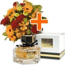OFFER Women's Perfume + Flowers (Classic Composition)