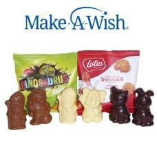 Make-A-Wish Sinterklaas gift with small chocolate figures