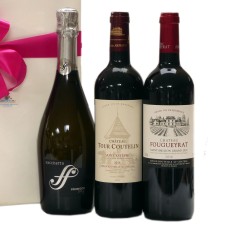 Italian bubbles with two French top wines