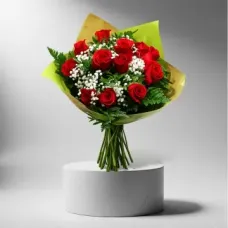 12 Roses Bouquet (One Dozen)
