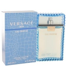 Versace Man Cologne 6.7 oz Eau Fraiche Eau De Toilette Spray (Blue)