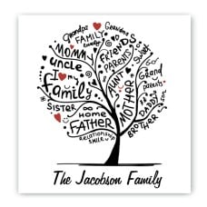 Family Roots Canvas Sign