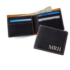 Personalized Bifold Wallet - Monogram