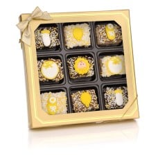 New Baby Chocolate Dipped Mini Crizpy - Window Gift Box of 9