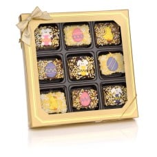 Easter Chocolate Dipped Mini Crizpy- Window Gift Box of 9