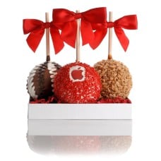 Logo Caramel Chocolate Apples- Gift Set of 3