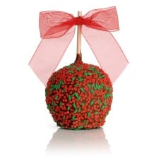 HOLLY BERRY CARAMEL CHOCOLATE GOURMET APPLE