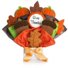 Happy Autumn Cookie Bouquet (5 Cookie Count)