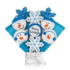 Winter Holidays Cookie Bouquet (5 Cookie Count)