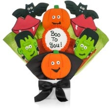 Halloween Cookie Bouquet (5 Cookie Count)