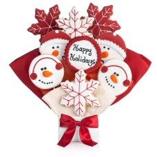 Happy Holidays Cookie Bouquet (5 Cookie Count)