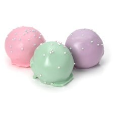 Lovely Pastel Belgian Truffle Cake Bons