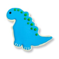 Blue Dinosaur Sugar Cookie- Single