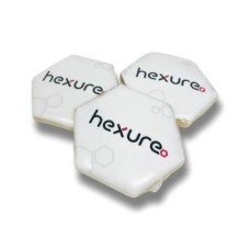 Printed Iced Sugar Hexagon Cookie- Single (2 Inch)