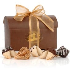 Classic Treasure Chest of 12 Gourmet Fortune Cookies