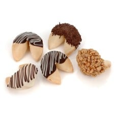 Classic Chocolate and Caramel Fortune Cookies