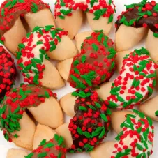 Holly Berry Gourmet Fortune Cookies- INDIVIDUALLY WRAPPED "BULK"