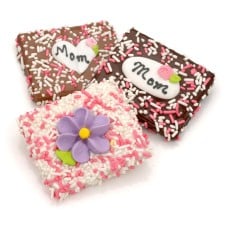 Mother's Day Chocolate Dipped Grahams, Individually Wrapped