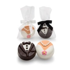 Bride & Groom Molded Sandwich Cookie- Single
