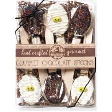 Set of 6 Mummy & Sprinkles Stir Chocolate Spoons
