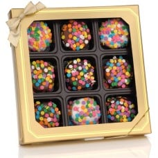 Confetti Chocolate Dipped Oreos, Box of 9