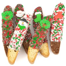 Christmas Dipped & Decorated Biscotti
