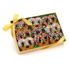 Chocolate Confetti Pretzel Twists, Box of 9