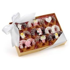 Wedding Pretzel Twists, Box of 9