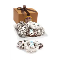 Winter Belgian Chocolate Pretzel Twists Gourmet Gift Box
