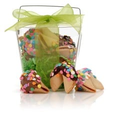 Take Out Pail of 6 Confetti Classic Size Fortune Cookies