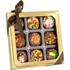 Thanksgiving Hand Dipped & Decorated Sandwich Cookie- Gift Box