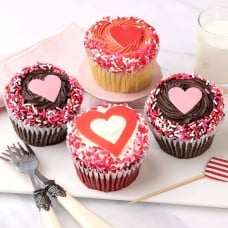 JUMBO Sweetheart Cupcakes