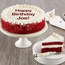 Personalized Red Velvet Chocolate Cake