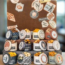 Bar Cart Snacks -12-Piece Gourmet Nut Gift Set