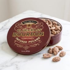 Bourbon Pecan Tin 14 Oz Candied Nuts
