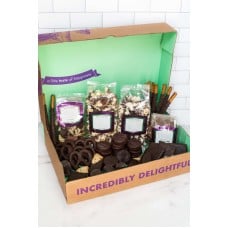 Double Decadence Dark Chocolate Gift Box -42-Piece Gourmet Assortment