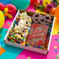 Happy Birthday Chocolate Gift Box -Handcrafted Gourmet Treats