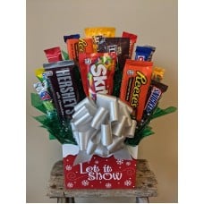 Let it Snow box bouquet