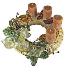 Natural Advent Wreath