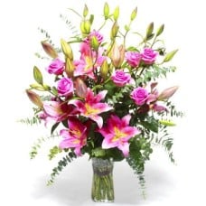 Bouquet of Lilies and Roses - Art